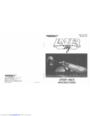 Tiger Electronics Lazer Tag Sport Pack 7-941 Instructions Manual