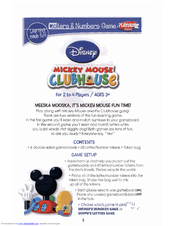 Hasbro Mickey Mouse Clubhouse Instructions