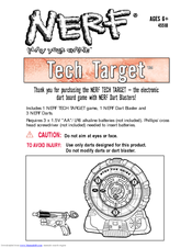 Hasbro Nerf Tech Target 45518 Instruction Manual