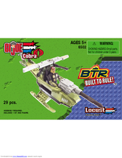 Hasbro Gi Joe Vs. Cobra 6502 Locust Assembly Manual