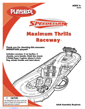Playskool Speedstars Maximum Thrills Raceway 06707 Instruction Manual
