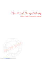Hasty-Bake Legacy Owner's Manual