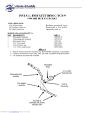 Havis-Shields Jeep Cherokee C-TCB-9 Install Instructions