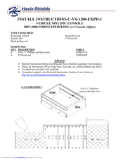 Havis-Shields C-VS-1200-EXPD-1 Install Instructions