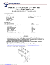 Havis-Shields C-B1 Installation Instructions