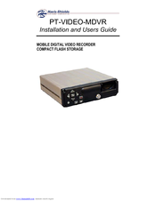 Havis-Shields PT-VIDEO-MDVR Installation And User Manual