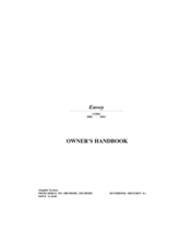 Hayter Envoy Code 101C Owner's Handbook Manual