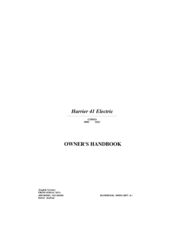 Hayter 309C Owner's Handbook Manual