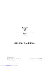 Hayter Ranger 415A Owner's Handbook Manual