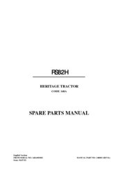 Hayter RRS82H Spare Parts Manual