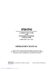 Hayter SST38/ST42 Operator's Manual