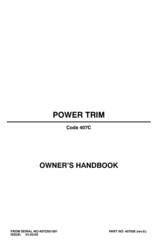 Hayter Power Trim 407C Owner's Handbook Manual