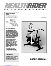 Healthrider HRCR91080 User Manual