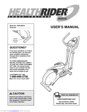 Healthrider 860rfx User Manual