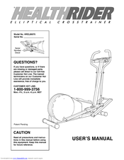 Healthrider HREL89070 User Manual