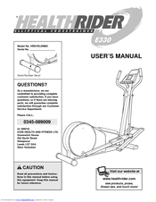 Healthrider HREVEL05983 User Manual