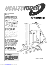 Healthrider 230 User Manual