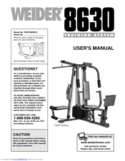 Weider WESY8630C3 User Manual