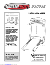 Healthrider HRTL08010 User Manual