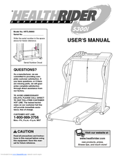 Healthrider S300i HRTL09990 User Manual