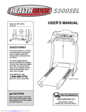 Healthrider Softstrider S500sel User Manual