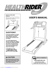 Healthrider Softstrider 600 hrc User Manual