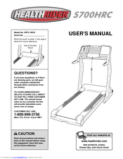 Healthrider S700HRC User Manual
