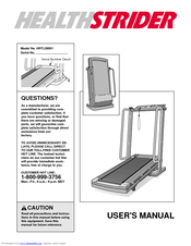 Healthrider HRTL20001 User Manual