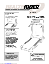 Healthrider SoftStrider 900hrc User Manual