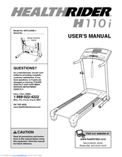 Healthrider H 110i Treadmill User Manual