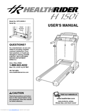 Healthrider H150o Treadmill User Manual