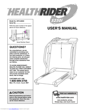 Healthrider S250i HRTL06900 User Manual