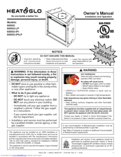Heat & Glo 6000G-IPILP Owner's Manual