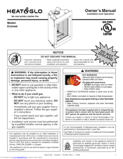 Heat & Glo Everest Owner's Manual