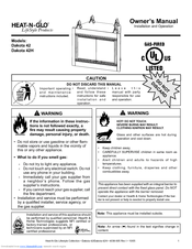 Heat-N-Glo Heat-N-Glo Dakota 42H Owner's Manual