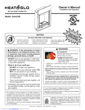 Heat & Glo SOHO24B Owner's Manual