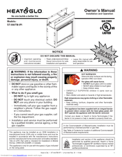 Heat & Glo ST-550TM-IPI Owner's Manual