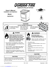 Quadra-Fire SANTAFE-B1 Owner's Manual