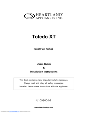Heartland Toledo XT User's Manual & Installation Instructions