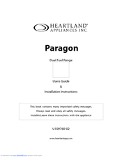 Heartland Appliances Paragon HL-P44NG-S User Manual