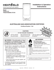 Heat & Glo VRTIKL-AU VRTIKL-AU Installation And Operation Instructions Manual