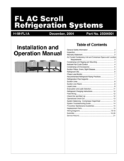 Heatcraft Refrigeration Products H-IM-FL1A Installating And Operation Manual