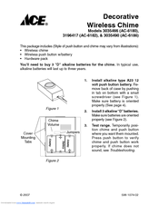Ace 3035490 (AC-6186) Owner's Manual