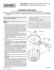 HeathCo JorneyMan HD-9274 Installation Instructions Manual