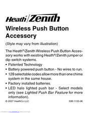 Wireless Push Button - HeathZenith