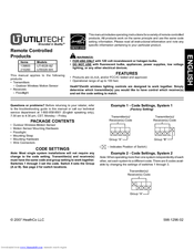 Utilitech 210260 Owner's Manual