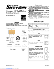 Heath Zenith Secure Home SH-5511 Owner's Manual