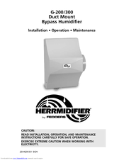 Herrmidifier Herrmidifier G300 Installation Operation & Maintenance