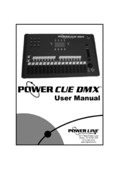 Power Line Power Cue DMX User Manual