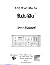 High End Systems High End LCD Controller for Studio Color User Manual